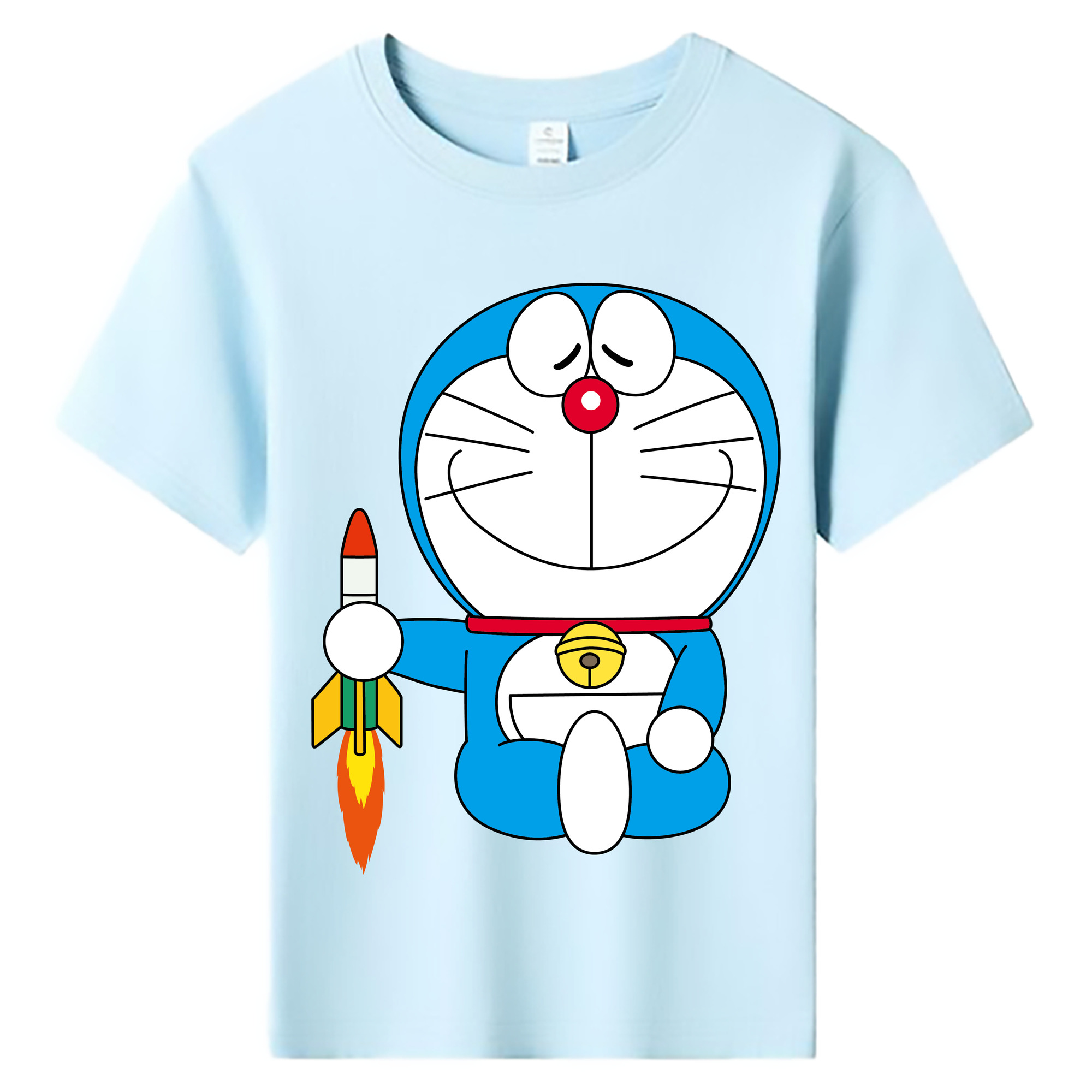 （画像用） ドラえもん Doraemon 綿100％キッズTシャツ（フロントプリント）
